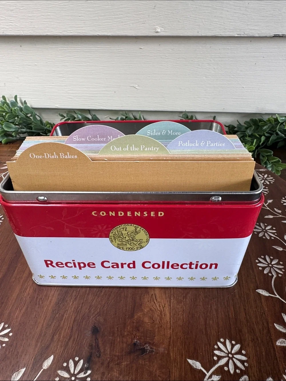 Campbell's Red & White Recipe Card Collection Tin